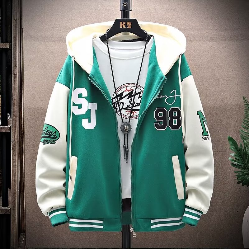 Cardigan Sweater Men'S Autumn Jacket Boys Hooded Casual Clothes Autumn Jacket - Image 5