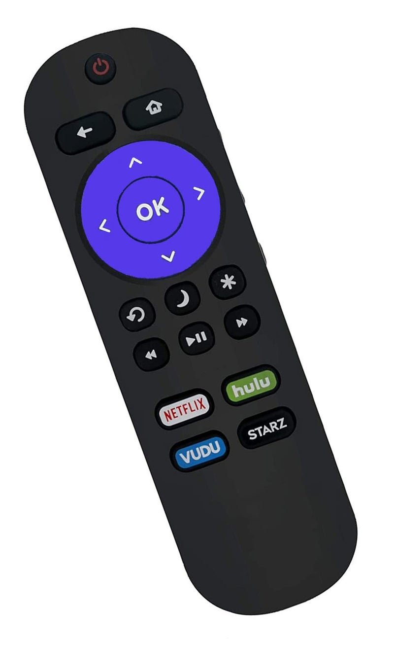 Elekpia Remote Control Compatible with All Element Roku TV E4SW5017RKU E4SW5518RKU E2SW6518RKU E4SW6518RKU E4SC4018RKU E4SC5018RKU Smart 4K Ultra HDTV - Image 1