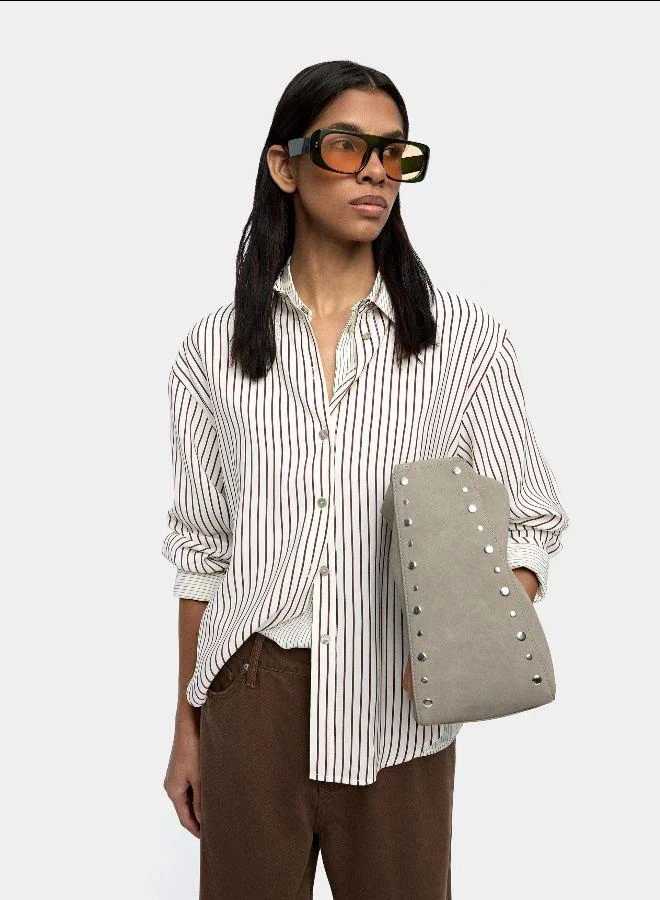 بارفوا قميص مخطط بأكمام طويلة