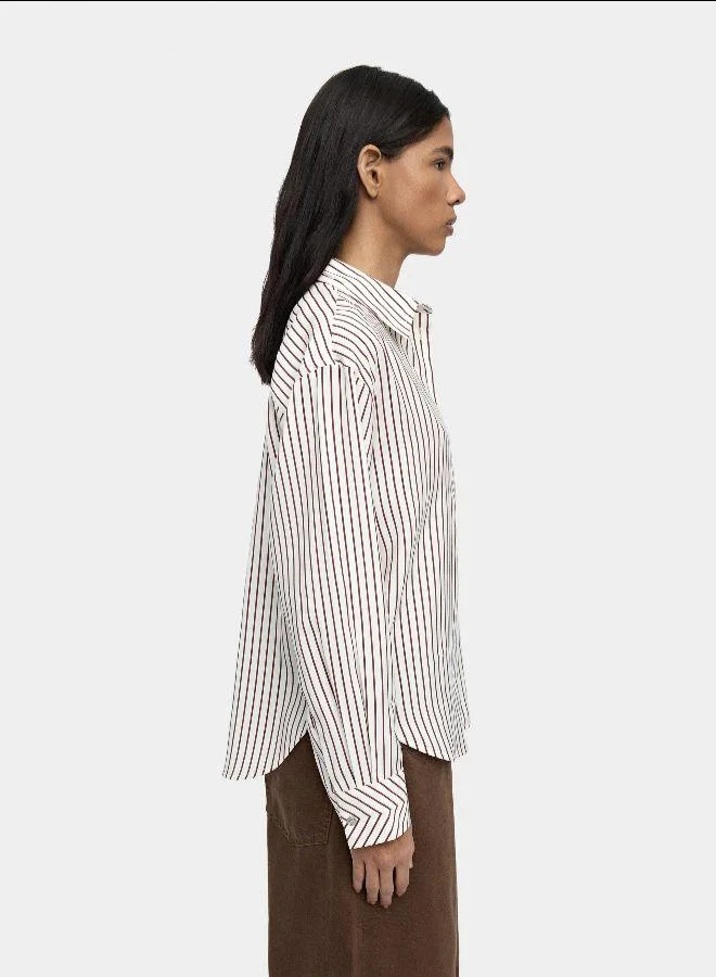 بارفوا قميص مخطط بأكمام طويلة