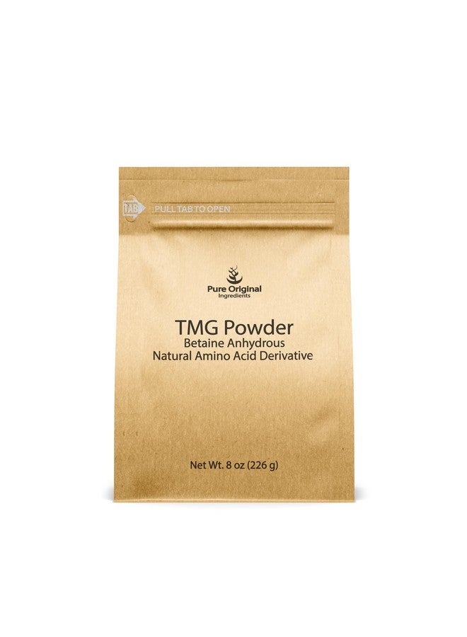 PURE ORIGINAL INGREDIENTS PURE ORIGINAL INGREDIENTS Trimethylglycine, TMG Powder, Vegan, Gluten Free (8 Ounce) - Image 1