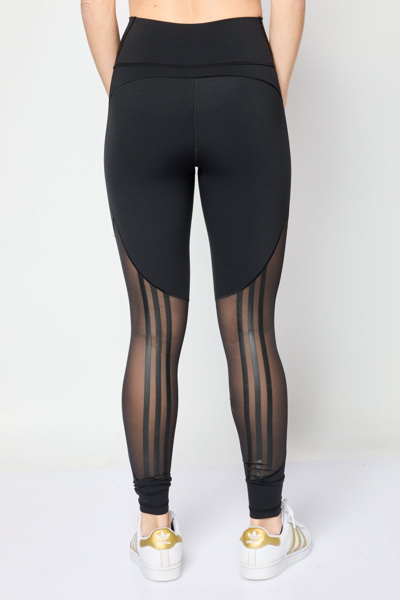 Adidas Women Sportswear Fit Training Leggings, Black - Image 4