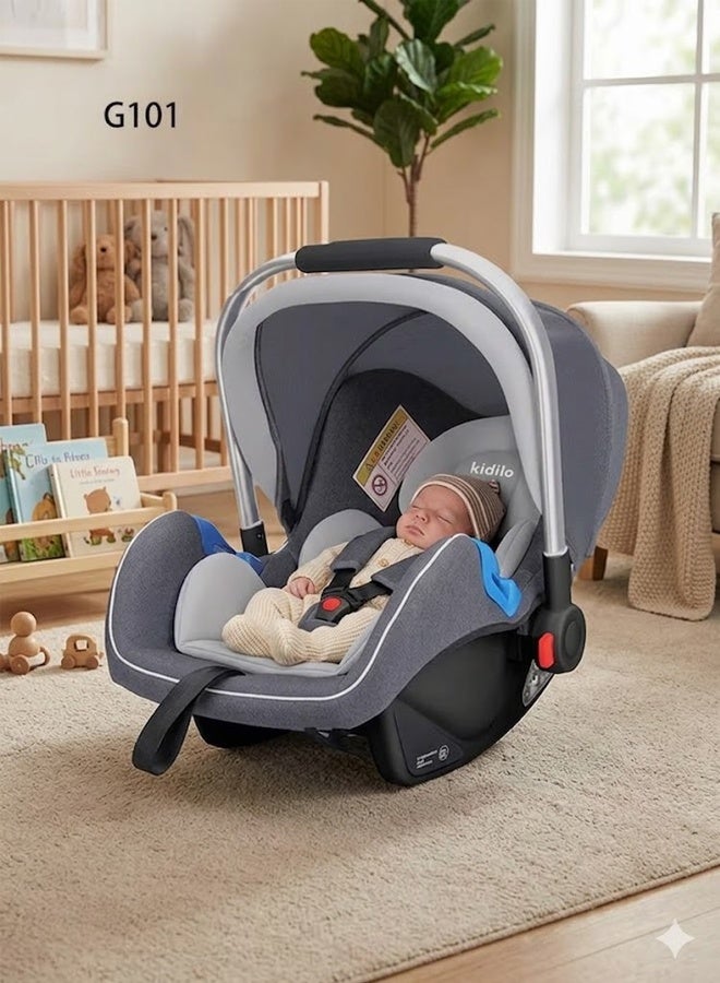 Kidilo Baby Carrier Car Seat With Full Body Support Soft Cushion And Automatic Fold/Unfold Function, 0 Months + - Image 1