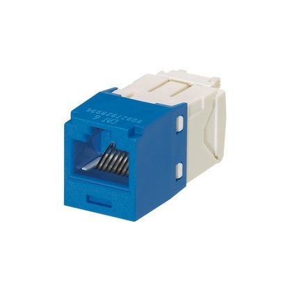 Panduit CJ688TGBU Mini-Com TX6 Plus Giga-Channel Cat6 Jack, Blue, Box of 50 - Image 3