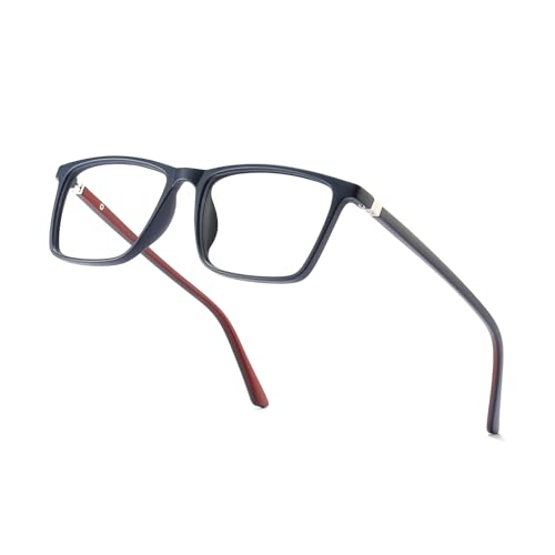 Baidoly Reading Glasses for Men and Women Spring Hinge Anti Blue Light Readers Computer Eyeglasses Blue 175 x - Image 2