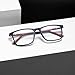 Baidoly Reading Glasses for Men and Women Spring Hinge Anti Blue Light Readers Computer Eyeglasses Blue 175 x - Image 4