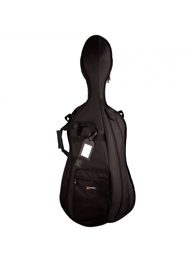 Protec 4/4 Cello Gig Bag - Silver Series, Model # C310E