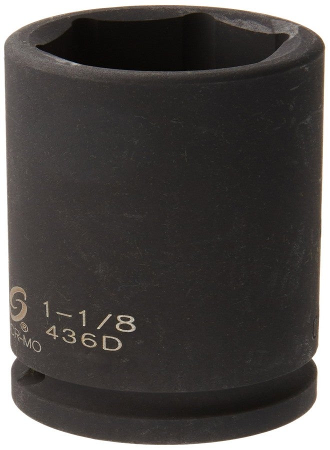 SUNEX TOOLS 436D 3/4" Drive Deep 6 Point Impact Socket 1-1/8" - Image 1