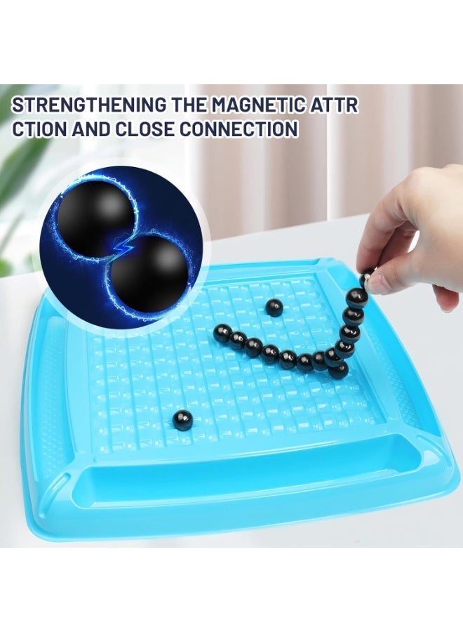 Magnetic Chess Game, Fun Family Magnet Chess Game with 20pcs Stones, for Kids and Adults, Magnetic Gifts for Boys & Girls, 2-4 Players - Image 3