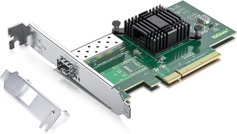 HYFIBER H!Fiber 10Gb SFP+ PCI-E Network Card NIC, Compare to Intel X520-DA1 (E10G42BTDA), with Intel 82599EN Chip, Single SFP+ Port, PCIe X8, Ethernet LAN Network Adapter Support Windows/Linux/VMware - Image 1