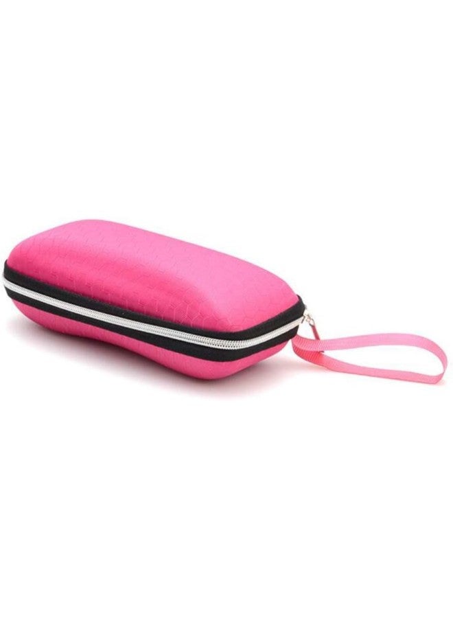 klarako Zipper Glasses Case Hard Shell Glasses Care Protection EVA Box Soft Cute for Men, Women, Girls, Kids (Pink) - Image 2