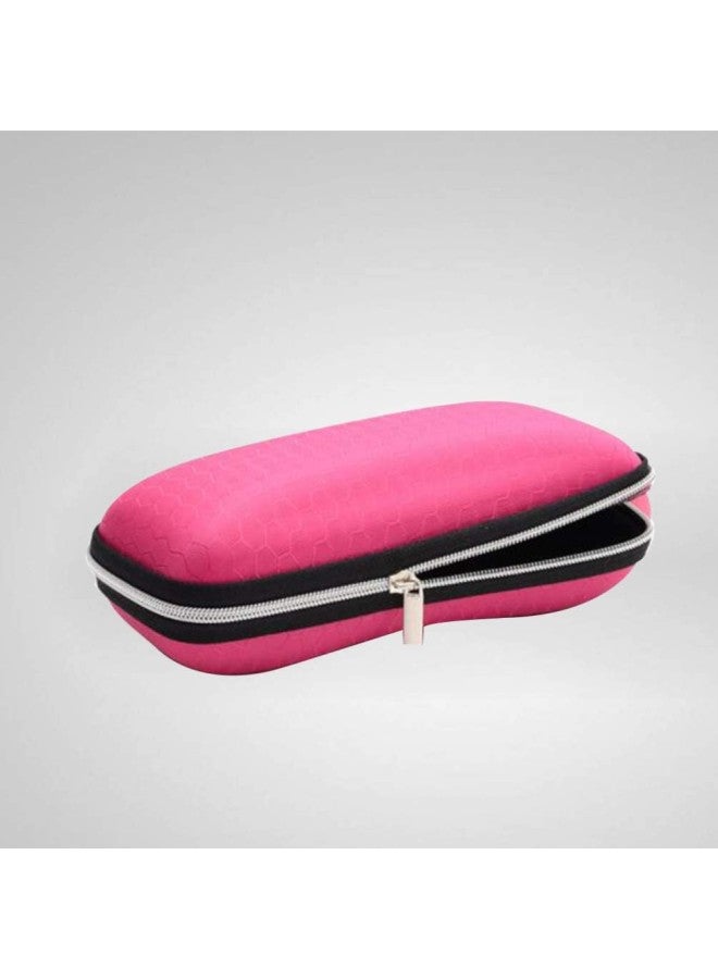 klarako Zipper Glasses Case Hard Shell Glasses Care Protection EVA Box Soft Cute for Men, Women, Girls, Kids (Pink) - Image 5