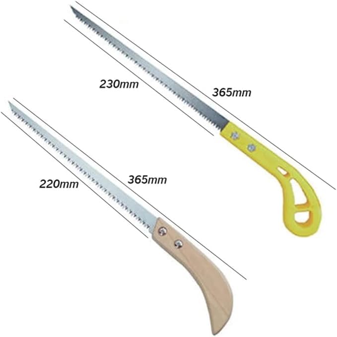 NYCTAN منشار NYCTAN المحمول الخارجي اليدوي 7 بوصة بشفرة متينة منشار يدوي الأفضل للتخييم والبستنة والصيد وقطع الخشب وPVC والعظام ومنشار التقليم بتصميم مقبض غير قابل للانزلاق مريح فضي - Image 2
