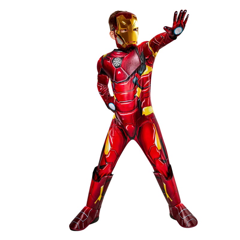 RUBIE'S Rubie's 1000672S000 Iron Man Premium Kids Fancy Dress, Boys, Multi, 7-8 Years - Image 1