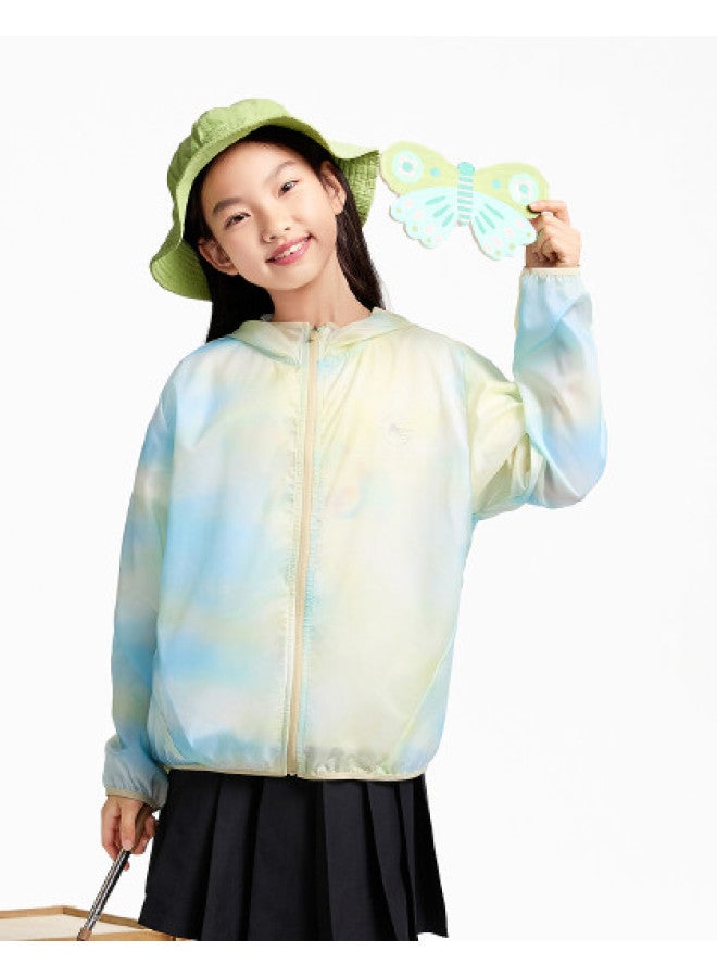 Annil Kids' Sun Protection Jacket - Boys & Girls Uv Blocking Lightweight Hooded Windbreaker For Summer Outdoor Activities - Image 1