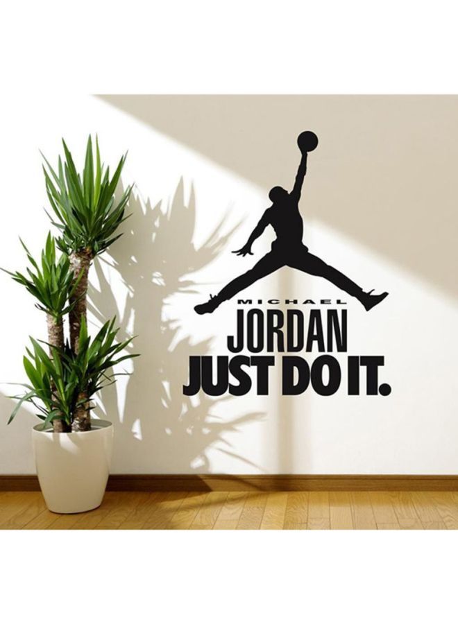 NIBEMINENT Micheal Jordan Quote Wall Sticker Black 70x90centimeter - Image 2
