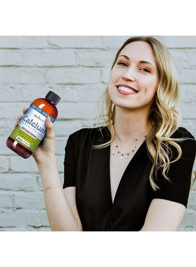 NutriNoche Liquid Calcium Supplement - 30 PPM of Nano Sized Calcium Particles Absorbed at a Cellular Level - Colloidal Minerals - Trace Minerals - Image 4