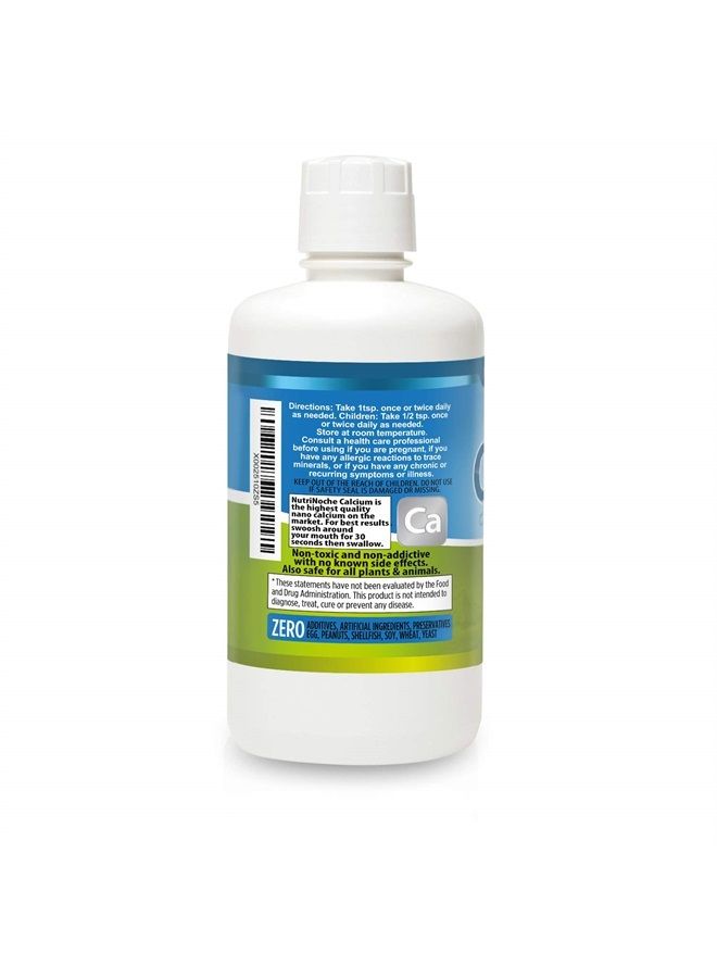 NutriNoche Liquid Calcium Supplement - 30 PPM of Nano Sized Calcium Particles Absorbed at a Cellular Level - Colloidal Minerals - Trace Minerals - Image 2