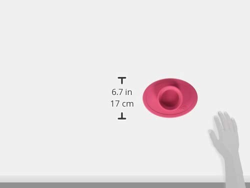 ezpz Tiny Bowl - 100% Food Grade Silicone Suction Bowl with Built-in Placemat for First Foods, Promotes Baby Self-Feeding, Non-Slip - Fits on All Highchair Trays - Microwave Safe - 6 Months+ - Image 3