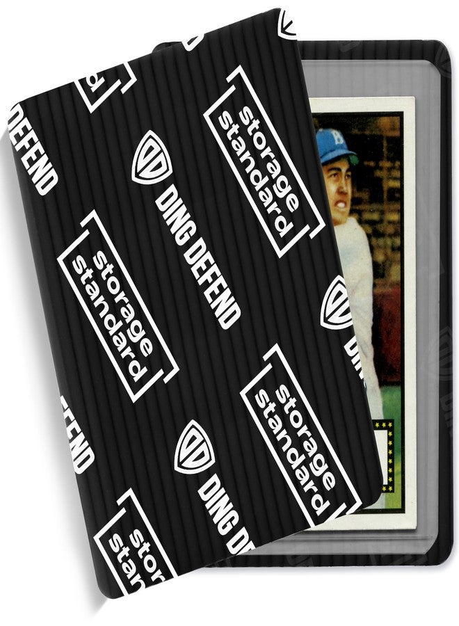 Storage Standard مجموعة دينغ ديفيند لحماية بطاقات التداول - 510 قطعة - مستلزمات شحن بطاقات هواية سوداء مقاس 3.5 × 4.5 بوصة بزوايا مستديرة، خفيفة الوزن وقابلة لإعادة الاستخدام، مناسبة لحافظات رو توب لودر، والحافظات شبه الصلبة، وحقائب الفرق - Image 2