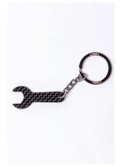 crbn Wrench Shape Real Carbon Fiber Keychain Plain  - Image 1