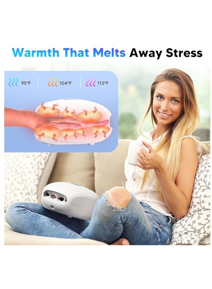 Generic Hand Massager with Heat and Compression, Cordless Hand Massager for Adjustable Intensity, Portable Therapy for Hands  Fingers, Rechargeable Hand Massager Machine for Small Hands  - Image 4