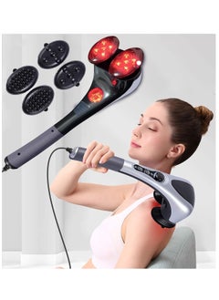 AirYoung Handheld Double Head Full Body Massager Back Massage Machine with Heating Vibration Infrared Dual Percussion Electric Massager for Neck,Shoulder,Arms,Legs,Foot,Muscle Pain,Tension Relief  - Image 1