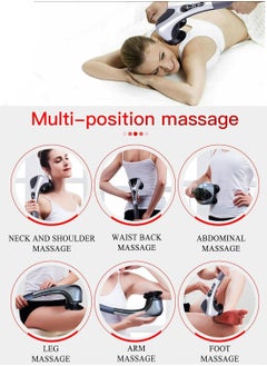 AirYoung Handheld Double Head Full Body Massager Back Massage Machine with Heating Vibration Infrared Dual Percussion Electric Massager for Neck,Shoulder,Arms,Legs,Foot,Muscle Pain,Tension Relief  - Image 5
