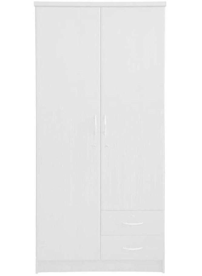 KARNAK 2 Door Wooden Wardrobe Cabinet / Cupboard Engineered Wood Perfect Modern Stylish Heavy Duty  - Image 3