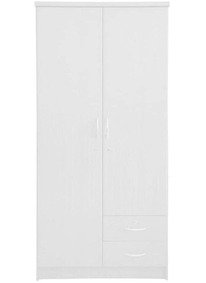 KARNAK 2 Door Wooden Wardrobe Cabinet / Cupboard Engineered Wood Perfect Modern Stylish Heavy Duty  - Image 4