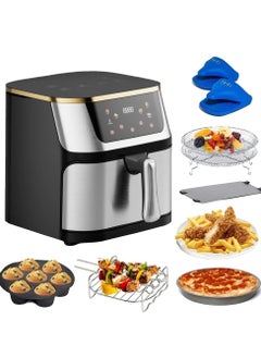 NextWave Air Fryer Smart Touch 10L Large Capacity 6 Presets One-touch Panel 360° Turbo Airflow Tech LCD Touch Display Healthy Oil Free Nonstick & Dishwasher-Safe Basket Air Fryer  - Image 1