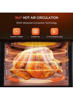 NextWave Air Fryer Smart Touch 10L Large Capacity 6 Presets One-touch Panel 360° Turbo Airflow Tech LCD Touch Display Healthy Oil Free Nonstick & Dishwasher-Safe Basket Air Fryer  - Image 2
