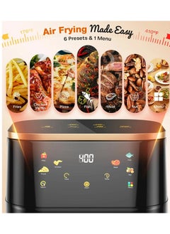 NextWave Air Fryer Smart Touch 10L Large Capacity 6 Presets One-touch Panel 360° Turbo Airflow Tech LCD Touch Display Healthy Oil Free Nonstick & Dishwasher-Safe Basket Air Fryer  - Image 5