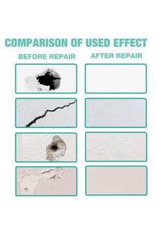 Excefore Drywall Repair Kit Wall Mending Agent Large Hole Drywall Patch Easy to Fill Holes in Home Wall and Quick Repair Crack Plaster Wall Repair  - Image 3