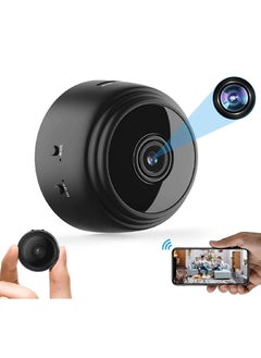 Mini Hidden Camera WiFi Small Wireless Video Camera Full HD 1080P Night Vision Motion Sensor Support SD Card for iPhone Android Video Detection Security Nanny Surveillance Cam (Black)