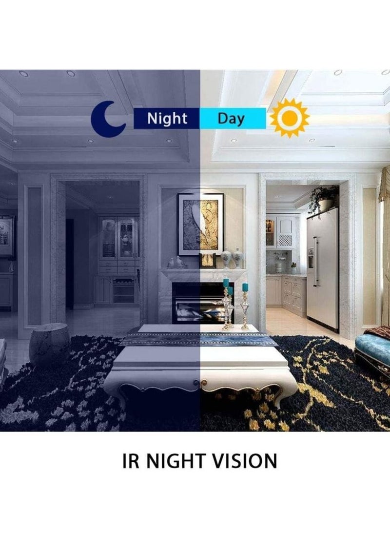 Generic - Mini Hidden Camera WiFi Small Wireless Video Camera Full HD 1080P Night Vision Motion Sensor Support SD Card for iPhone Android Video Detection Security Nanny Surveillance Cam (Black) - Image 1