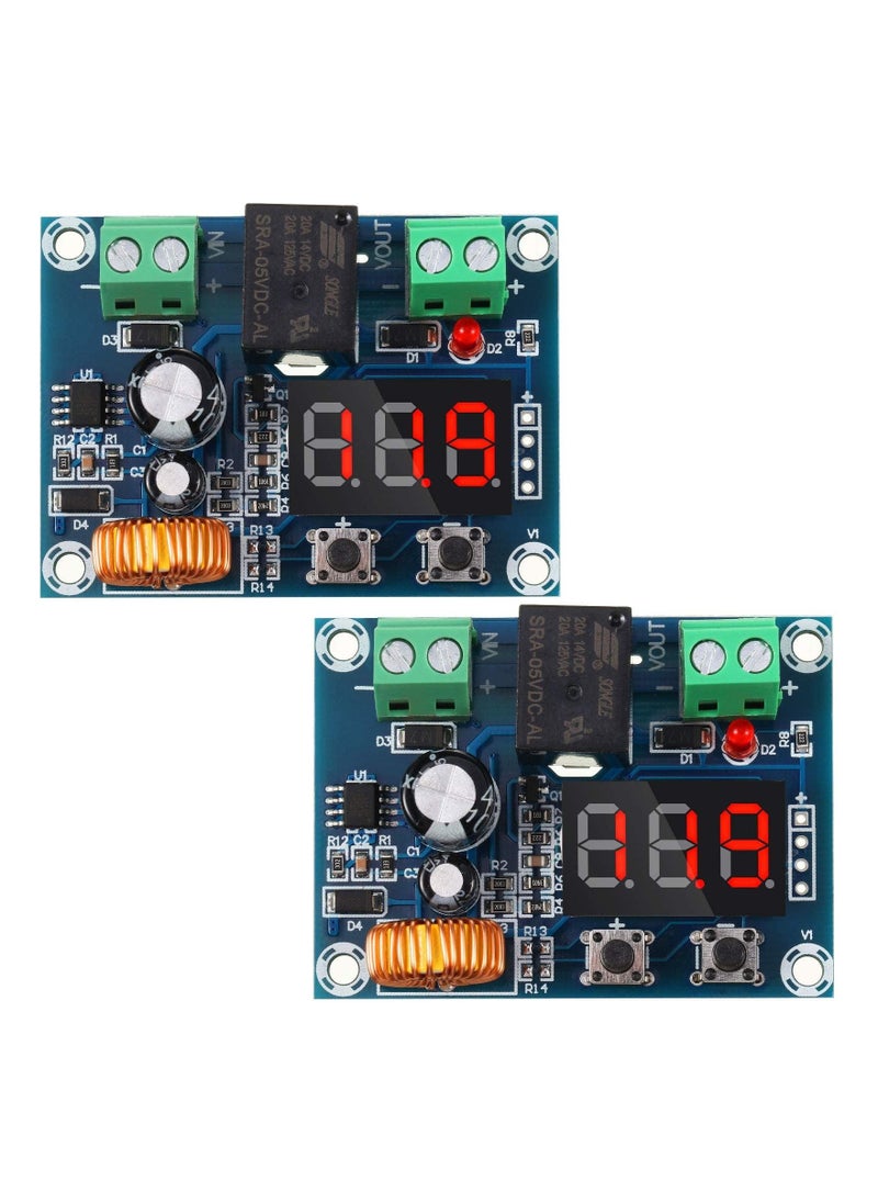 Y&D 2 Pieces DC 12V-36V Voltage Protection Module Digital Low Protector Disconnect Switch Over Discharge Output 6-60V, Power Disconnection  - Image 1
