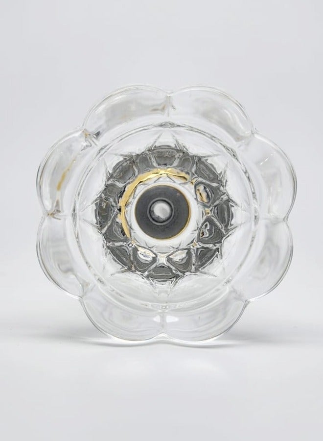 WAW Mini Crystal Candlestick Holder Clear\Gold - Image 5