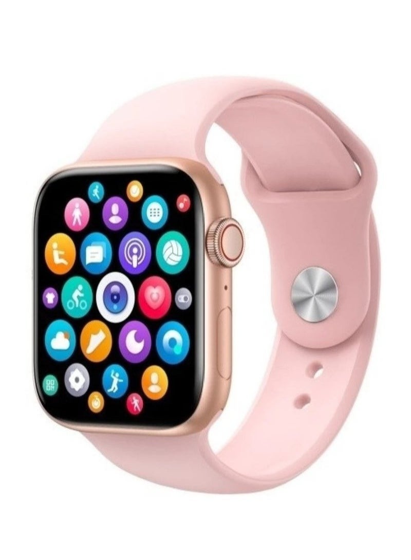 Smart Watch Series 9  Smart Watch Full Screen  Supports Size 39 mm – Pink - Image 1