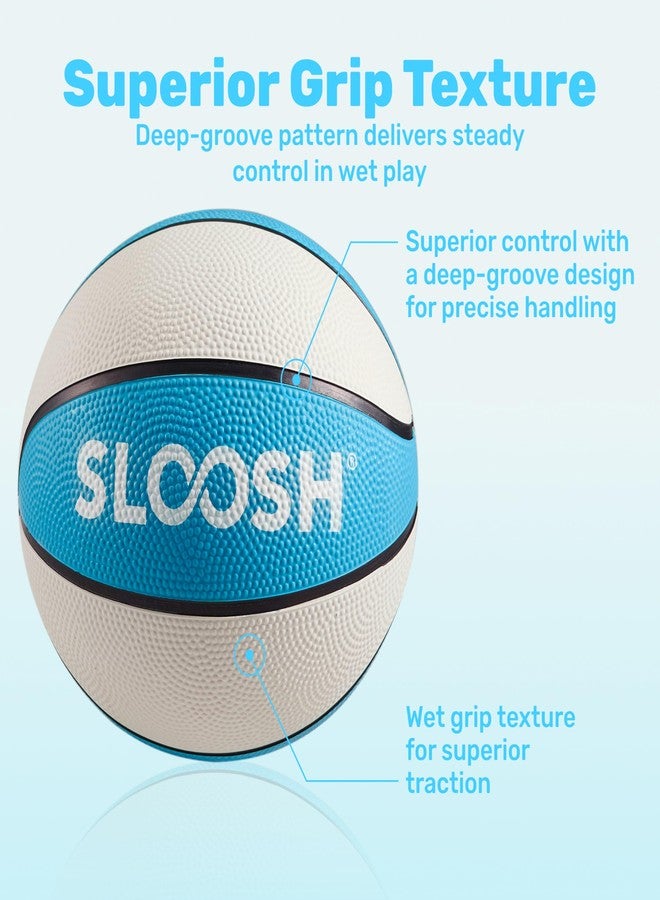Sloosh 2 Packs 7" Pool Basketballs, Great for Floating Water Basketball Hoops, Swimming Water Toy for Kids and Adults, Pool Games Pool Party (Aquablue) - Image 5