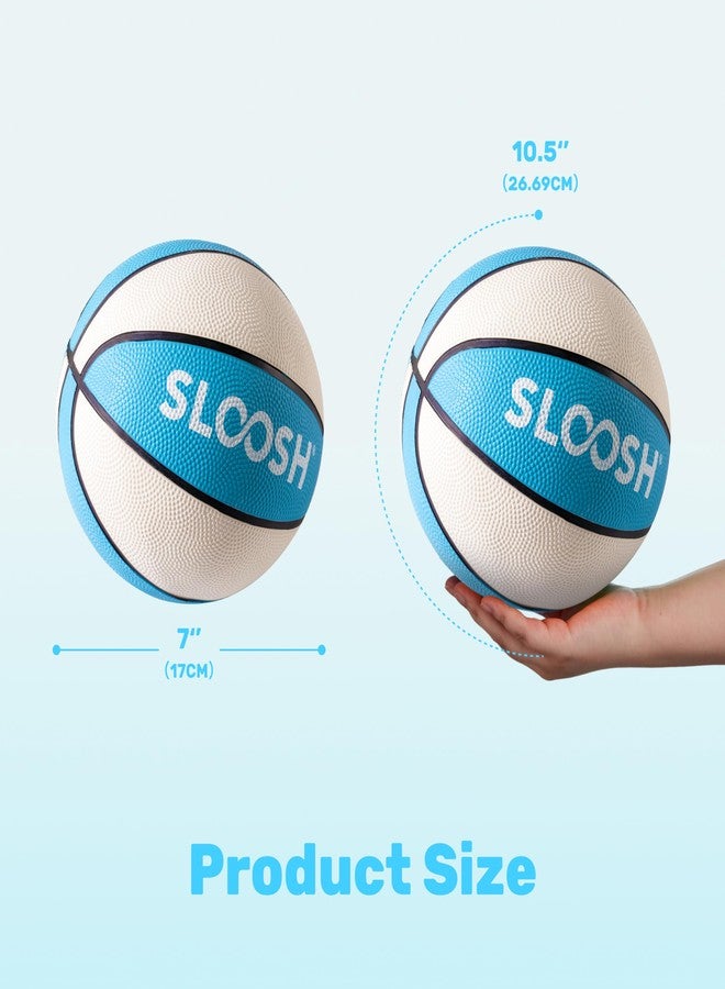 Sloosh 2 Packs 7" Pool Basketballs, Great for Floating Water Basketball Hoops, Swimming Water Toy for Kids and Adults, Pool Games Pool Party (Aquablue) - Image 3