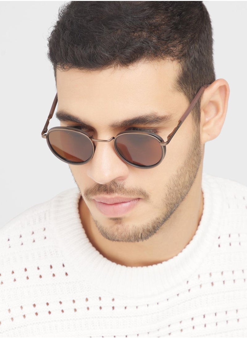 Robert Wood - Polarized Round Sunglasses - Image 1