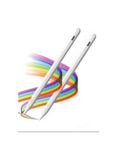 ماركة غير محددة قلم ستايلس عالمي لشاشات اللمس – عبوة قطعتين – متوافق مع أجهزة iOS وAndroid والتابلت واللاب توب – للرسم والكتابة  - Image 1