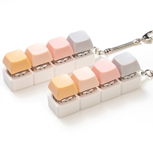 Sumgsn 2 Pcs Keyboard Fidget Toy Office Fidget Toys for Desk 4 Keys Decompression Clicker Keyboard Fidget for Adults Stress Relief Pass Time - Image 1