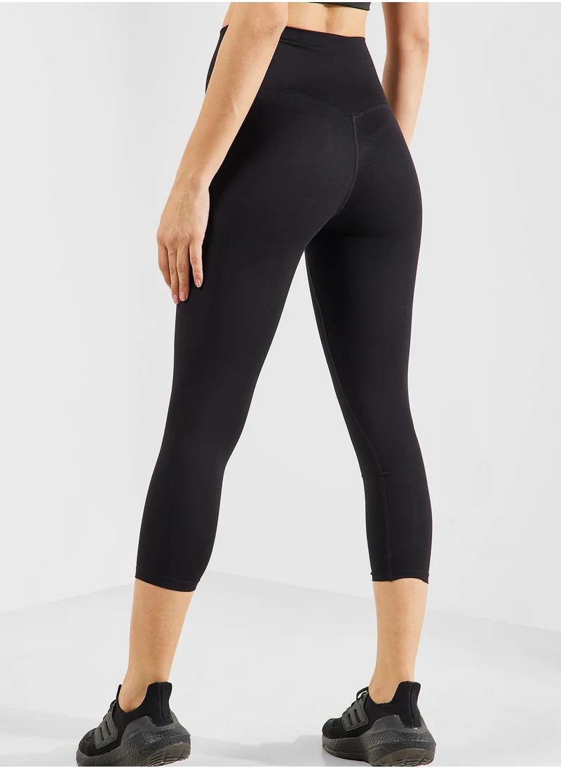 فورورد Ribbed High Waist Ankle Length Leggings