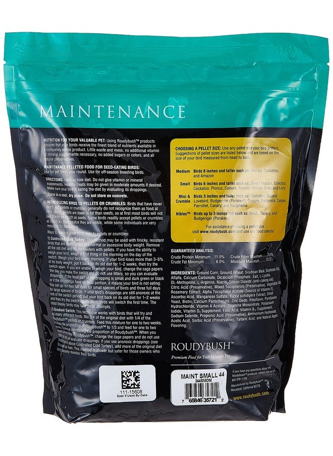 ROUDYBUSH Roudybush Daily Maintenance Bird Food, Small, 44-Ounce  - Image 2