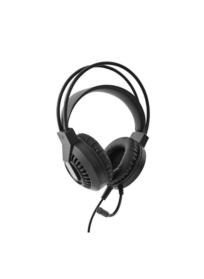 Power Zone PZ-3000 Gaming Headset, Wired Over Ear Headphones with Noise Cancelling Microphone, Gaming Headphones for PC Computer Console, Ergonomic Comfort LED Light Gaming Headset - Image 2