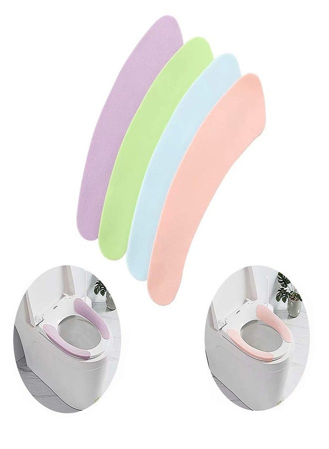 Viseaga 4 Pack Bathroom Warmer Toilet Seat Cover Pads - Image 1