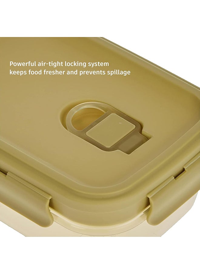 2 Pieces Black Lunch Bag with Food Container Multicolor ‎22 x 15 x 18 cm