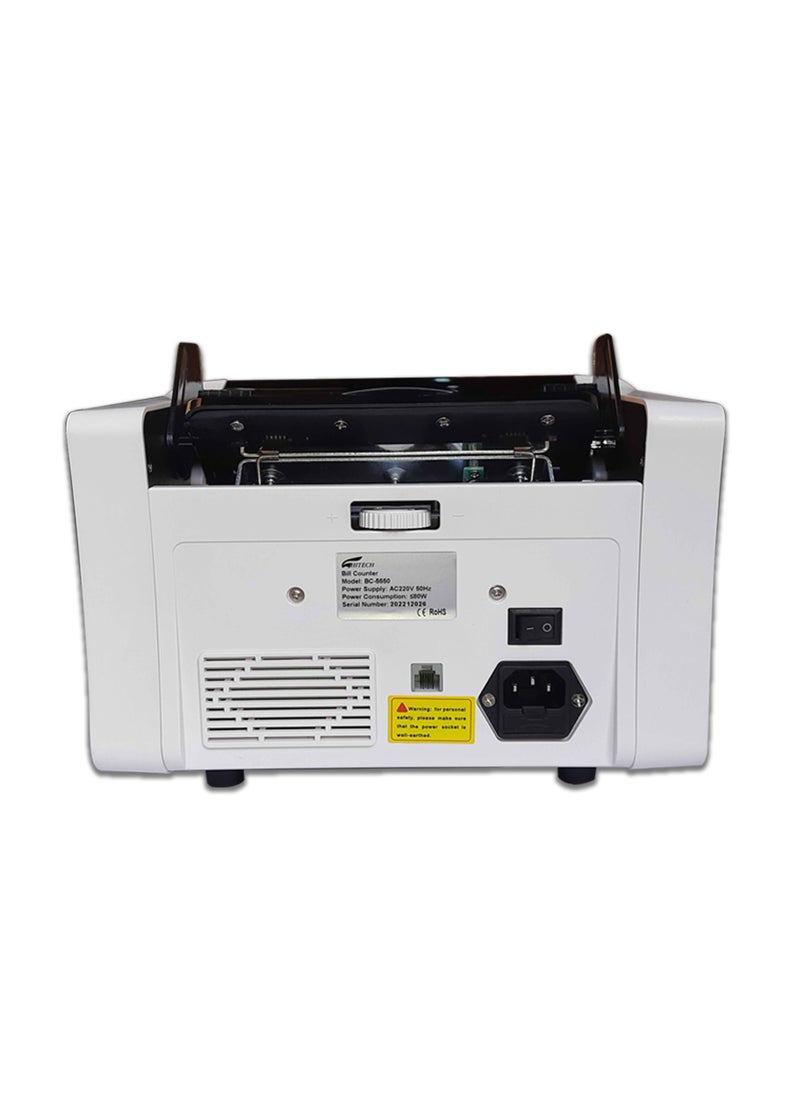 HITECH Hitech BC-5550 UV/MG/IR Cash Counting Machine / Dual Display  - Image 4